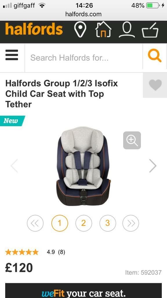 halfords 123 isofix
